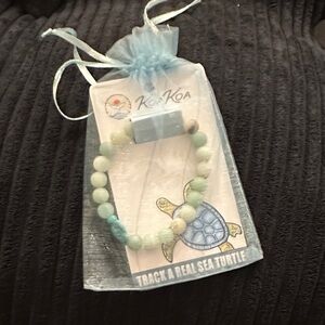 Sea Turtle Tracking Bracelet - Blue and Green